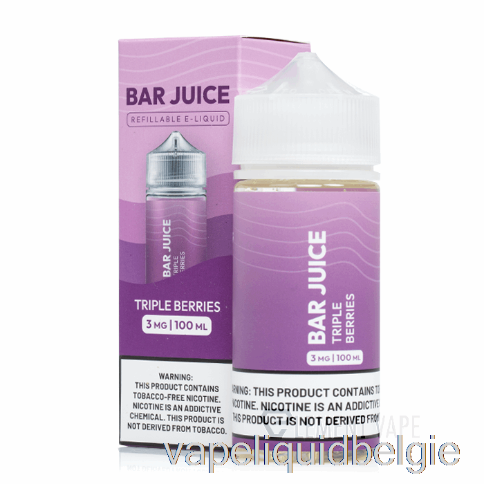 Vape België Triple Berries - Reep Sap - 100ml 0mg